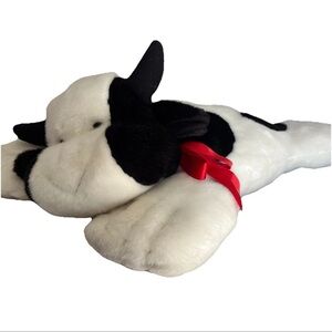 Vintage Tube Dude By The Brass Key Inc Plush Cow Pillow 24x25 Nursery Farmhouse